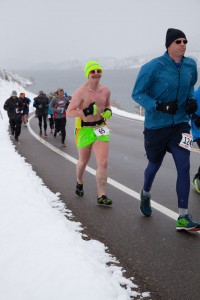 Shirtless Runner Horsetooth Half Marathon