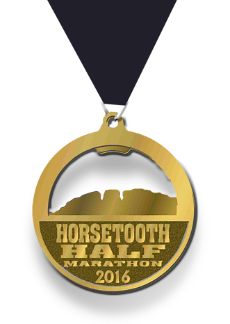 Horsetooth Half Marathon Finisher Medal